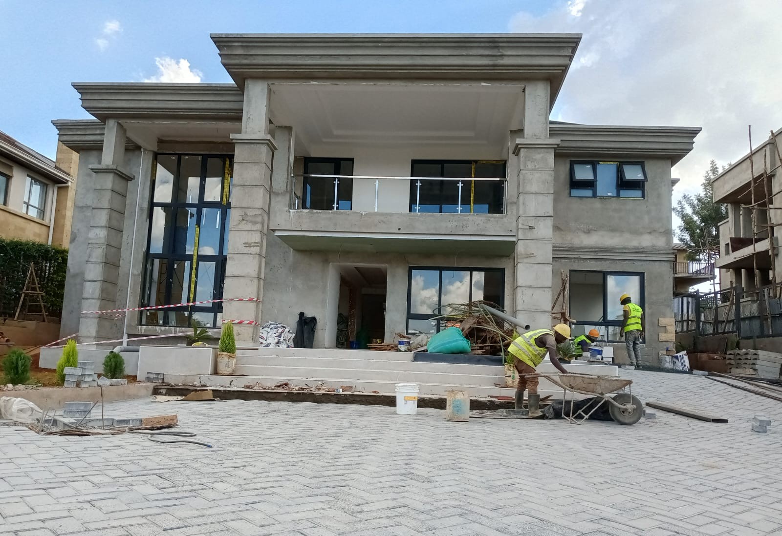 Modern house construction